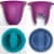 Bloem 7501596 12 in. Dia. Resin Planter, Burnt Red Perspective: bottom