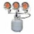 MR. HEATER 45,000 BTU Radiant Triple Tank Top Propane Heater F242915 Perspective: bottom