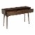 Copenhagen Console Table in Walnut Brown Finish Perspective: bottom