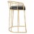 Luna 30  Barstool in Black Faux Leather by OSP Home Furnishings Perspective: bottom