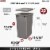 Rev-A-Shelf RV-35-52 35 Quart Replacement Trash Bin for Pull Out Waste Systems Perspective: bottom