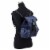 Bodhi Microfiber Fashion Drawstring Flap Backpack - Navy Camo Perspective: bottom