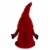 Northlight 13.5  Red and Gray Portly Smiling Gnome Table Top Christmas Figure Perspective: bottom