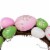 Northlight Floral Stem Easter Egg Spring Grapevine Wreath, Pink and Green 10-Inch Perspective: bottom