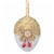Northlight Set of 9 White and Brown Easter Egg Ornaments 2.25 Perspective: bottom