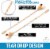 Zulay Kitchen Cocktail Spoon - Gold Perspective: bottom