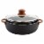 IMUSA Stone Caldero Pot With Lid - Black Perspective: bottom