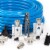 MaxLine 100 Ft 0.75 In Semi-Flexible Air Tubing Kit & Filter Regulator w/ Gauge Perspective: bottom