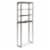 Homestyles Barnside Wood Over The Commode Stand in Gray Perspective: bottom