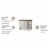 Homestyles Americana Off White Wood Kitchen Island with Storage and Open Shelves Perspective: bottom