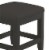 Homestyles Bedford Wood Vanity Bench in Black Perspective: bottom