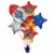 Rocket Birthday Helium Filled Balloon Bouquet Perspective: bottom