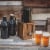 Growler Tap with 64 oz. Glass Growler, Acacia Wood Perspective: bottom