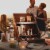 Los Angeles Chargers - Madison Acacia Tabletop Bar Set Perspective: bottom