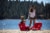 Disney Minnie Mouse - Ventura Portable Reclining Stadium Seat, Red Perspective: bottom