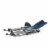 Outdoor Rocking Camp Chair, Navy Blue Perspective: bottom