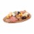 Pebble Shaped Acacia Serving Board 15" x 10", Natural Acacia Perspective: bottom