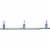 Northlight 50ct Purple LED Mini Christmas Lights, 16.25ft Green Wire Perspective: bottom