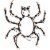 Northlight 15 Lighted Spider Halloween Window Silhouette Decoration Perspective: bottom