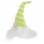 Northlight 7.5  Lime Green and White Striped Hat Spring Gnome Perspective: bottom