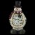 Northlight 14.5  LED Lighted Weathered Snowman Table Top Christmas Decoration Perspective: bottom
