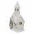 Northlight 20.25  LED Lighted White Glittered Church Christmas Decoration Perspective: bottom