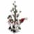 Northlight 34 Snowmen Friends With Pre-Lit LED Pine Tree Christmas Tabletop Decor Perspective: bottom