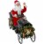 Northlight 33 Santa Delivering Presents in a Black and Gold Vintage Car Christmas Decoration Perspective: bottom