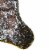 Northlight 22.75  Gold and Silver Reversible Sequined Christmas Stocking Perspective: bottom