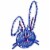 Northlight 17 Lighted Blue Easter Bunny Head Window Silhouette Perspective: bottom