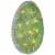 Northlight 12 Lighted Green Easter Egg Window Silhouette Decoration Perspective: bottom
