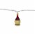 Northlight 10-Count Grape and Wine Bottle Novelty String Christmas Light Set, 7.5ft White Perspective: bottom