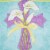 Northlight Easter Blessings Cross and Lilies Outdoor House Flag 28 x 40 Perspective: bottom