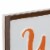 NorthLight 34316672 30 in. Welcome To Our Pumpkin Patch Autumn Metal Wall Decor, Orange & Whi Perspective: bottom