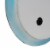 Northlight 36  White and Blue Metal Snowman with Wreath Christmas Floor Decoration Perspective: bottom