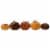 Northlight Set of 10 Pumpkin, Pine Cone, Berry and Leaves Fall Harvest Decor Set Perspective: bottom