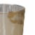 Northlight 5  Matte Gold and White Birch Flameless Glass Candle Holder Perspective: bottom
