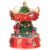 Northlight 6 Red and Gold Musical Santa on Train Christmas Carousel Music Box Perspective: bottom