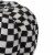 Northlight 6.5  White and Black Plaid Fall Harvest Tabletop Pumpkin Perspective: bottom