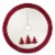 Northlight 48  White, Red and Black Buffalo Plaid Tree Christmas Tree Skirt Perspective: bottom