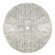 Northlight 48 Cream and Gold Wood Grain Pattern and Faux Fur Christmas Tree Skirt Perspective: bottom
