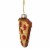 Northlight 4 Pepperoni Pizza Slice Glass Christmas Ornament Perspective: bottom