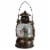 Northlight 8-Inch Black with Brushed Gold LED Snowman and Christmas Trees Snow Globe Lantern Perspective: bottom