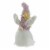 Northlight 12  Purple and White Easter and Spring Gnome Head with Bunny Ears Perspective: bottom