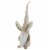 Northlight 20 Beige Floral Standing Easter and Spring Gnome Figure with Bunny Ears Perspective: bottom