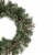 Northlight 24 Pre-Lit Artificial Frosted Pine and Pine Cone Christmas Wreath Perspective: bottom
