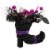 Northlight 12 Black Witch's Boot with Purple Glittered Roses Halloween Decoration Perspective: bottom