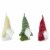 Northlight Set of 3 Standing Plush Gnomes Christmas Fgures 8.5 Perspective: bottom