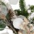Northlight Sage Green and White Artificial Christmas Wreath, 24-Inch, Unlit Perspective: bottom
