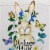 Northlight Bunny and Butterflies Welcome Easter Floral Outdoor Garden Flag 18 x 12.5 Perspective: bottom